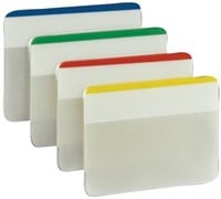 Post-It Index Strong 686 harde beschrijfbare tabs met plakrand