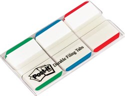 Post-It Index Strong 3 x 22 tabs rood blauw en groen
