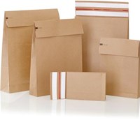 e-Green enveloppen met blokbodem, ft 350 x 450 x 120 + 100 mm, doos van 200 stuks-3