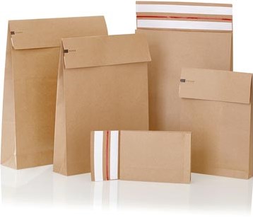 e-Green enveloppen met blokbodem, ft 350 x 450 x 80 + 100 mm, doos van 200 stuks-3