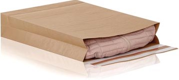 e-Green enveloppen met blokbodem, ft 400 x 500 x 100 + 100 mm, doos van 100 stuks