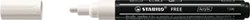 Acryl marker STABILO free  T300, ronde punt, 2-3 mm, wit