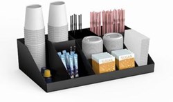 Koffie corner organizer voor koffie toebehoren