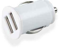 Autolader USB A wit Green Mouse