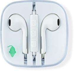 Greenmouse oortjes, 3,5 mm jack, wit