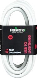 iPhone kabel USB A naar Lightning 2 meter wit Green Mouse