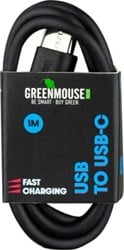 USB C kabel 1 meter USB 2.0 Green Mouse