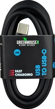 USB C kabel 2 meter USB 2.0 Green Mouse