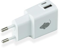 Oplader USB A en USB C wit Green Mouse