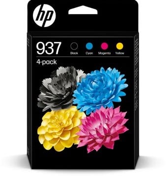 Inktcartridge HP 6C400NE 937 zwart + 3 kleuren