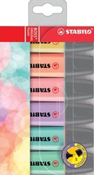 Stabilo Boss Original markeerstift etui met 6 stuks in geassorteerde pastel kleuren
