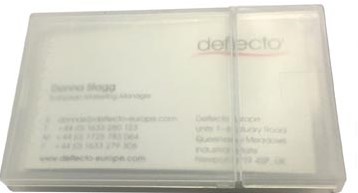 Deflecto visitekaarthouder transparant-2