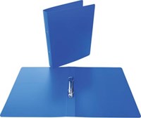 Alpha ringmap, voor ft A4, uit PP, 2 ringen van 25 mm, blauw-2