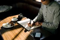 Notitieboek harde kaft 9 x 14 cm gelijnd zwart Moleskine notitieboek 192 bladzijden-1