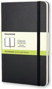 Moleskine notitieboek harde kaft 9 x 14 cm zwart
