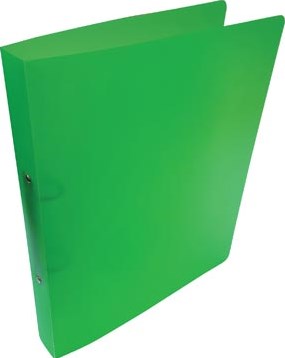 Alpha ringmap voor A4 uit Pp 2 ringen van 25 mm transparant groen