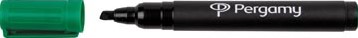 Pergamy permanent marker met beitelpunt, groen-2