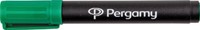 Pergamy permanent marker met beitelpunt, groen