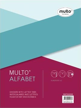Multo tabbladen A-Z-2