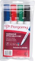 Pergamy whiteboardmarker, etui met 4 stuks-2