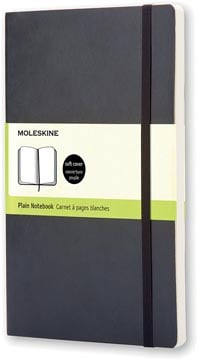 Moleskine notitieboek 13 x 21 cm blanco zwart