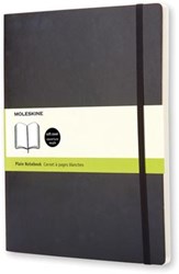 Moleskine Notitieboek XL 190x250mm Blanco Zwart