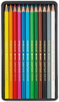 Kleurpotloden Caran d'Ache Swisscolor aquarel 12stuks ass.-1