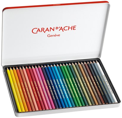 Kleurpotloden Caran d'Ache Swisscolor aquarel 30stuks ass.-2