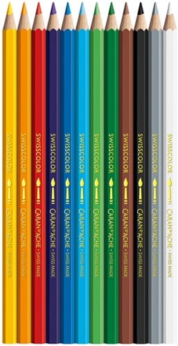 Kleurpotloden Caran D'ache aquarel doos à 12 stuks-2