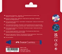 Waskrijt Faber-Castell driehoekig assorti set à 12 stuks-4