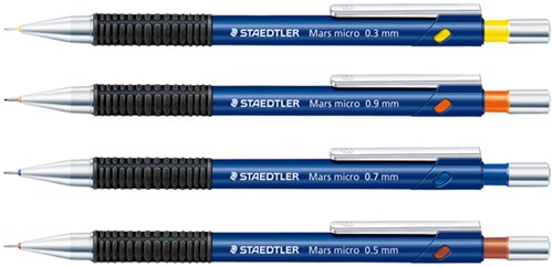 Potloodstift Staedtler Mars Carbon Micro 0.7mm HB blister 2 stuks-2