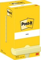 Post-it notes 654 76 x 76mm geel doos 12 blokken