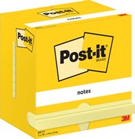 Memoblok 3M Post-it 655 76x127mm geel
