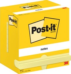 Memoblok 3M Post-it 655 76x127mm geel