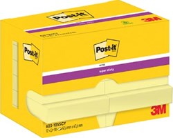Post-It Super Sticky Notes 90 vel 476 x 476 mm geel pak van 12 blokken