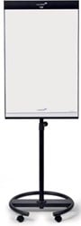 Legamaster magnetische flipchart Universal met ronde voet 105 x 68 cm gelakt staal