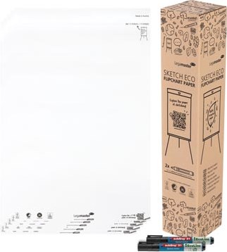 Flipoverpapier Legamaster SKETCH ECO blanco 5x 20 vellen-2