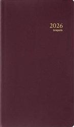 Brepols Notaplan Seta, bordeaux, 2026