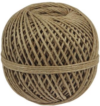 Fijn koord touw uit 3 draden bol van 140 g +/- 65 m