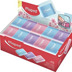 GUM MAPED ESSENTIALS SOFT PASTEL ASSORTI 1 Stuk