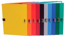 Dossiermap A4 geplastificeerd karton, diverse kleuren, Exacompta uitschuifmap