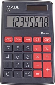 MAUL zakrekenmachine M8 zwart