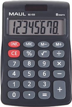 MAUL bureaurekenmachine MJ 450 junior zwart