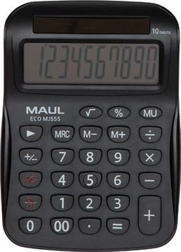 MAUL bureaurekenmachine ECO MJ 555, zwart
