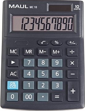MAUL bureaurekenmachine MC 10 zwart