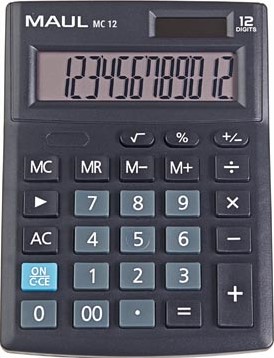MAUL bureaurekenmachine MC 12 zwart