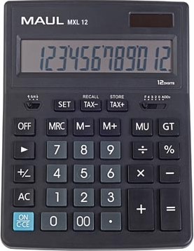 MAUL bureaurekenmachine MXL 12 zwart
