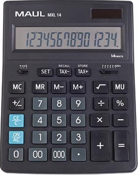 MAUL bureaurekenmachine MXL 14 zwart