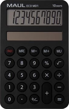 MAUL bureaurekenmachine ECO MD 1, zwart