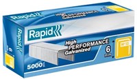 Rapid dunne nieten nr. 13/6, gegalvaniseerd doos van 5000 stuks